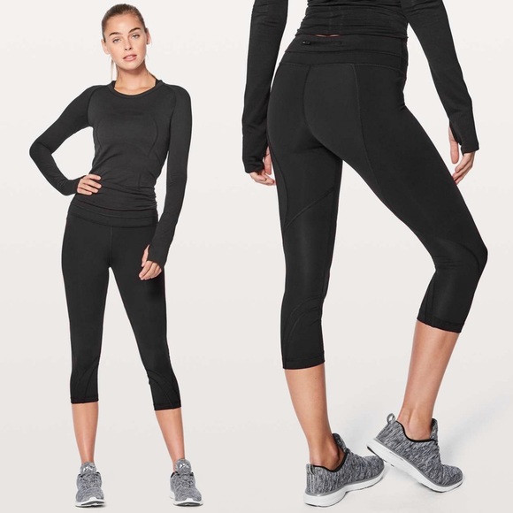 LULULEMON Run Inspire Crop II Luxtreme in Black - Picture 10 of 10